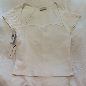 Brand New Aritzia Corset Style Crop Top